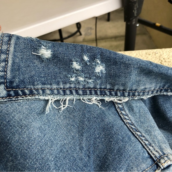 One 5 One Distressed Demin Jacket 2XL NWOT - Picture 6 of 10